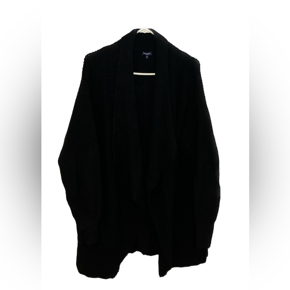 Black cardigan